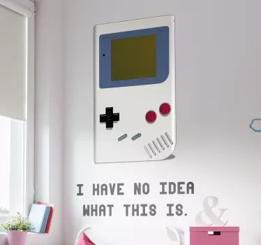 Vinil decorativo Game Boy - TenStickers