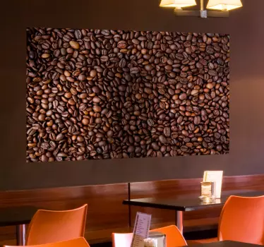 Vinil decorativo grãos de café - TenStickers