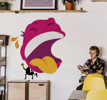 Vinil decorativo homem cantando - TenStickers