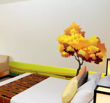 Vinil Decorativo Horizonte Campo - TenStickers