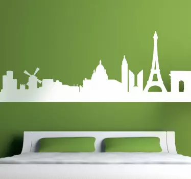 Vinil decorativo ilustração Paris - TenStickers