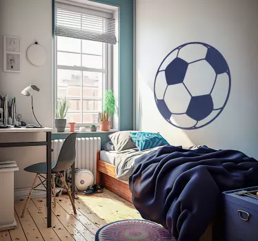 Vinil decorativo infantil bola futebol - TenStickers