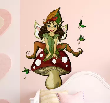 Vinil decorativo infantil duende seta - TenStickers