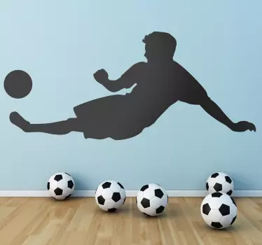 Vinil decorativo infantil silhueta futebolista - TenStickers