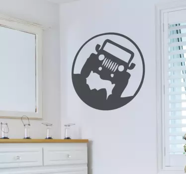 Vinil decorativo Jeep - TenStickers