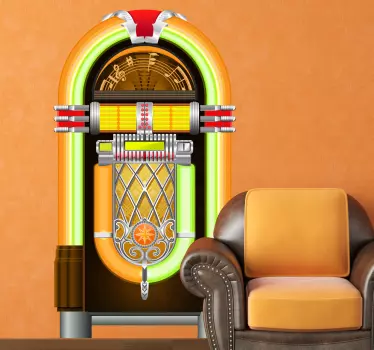 Vinil decorativo Jukebox Vintage - TenStickers