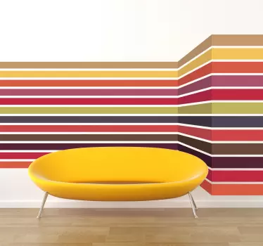 Vinil decorativo linhas 3D - TenStickers