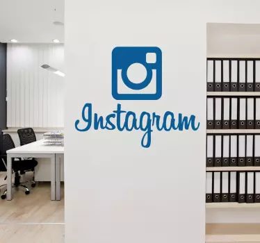 Vinil decorativo logótipo instagram - TenStickers