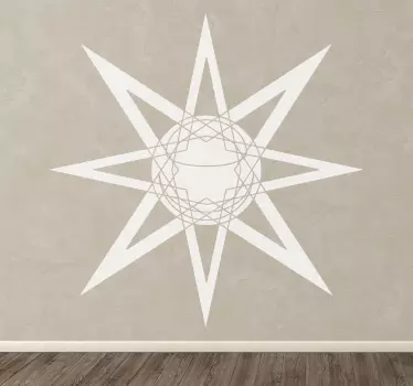 Vinil decorativo original estrela iluminante - TenStickers