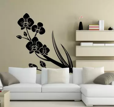 Vinil decorativo orquídea - TenStickers