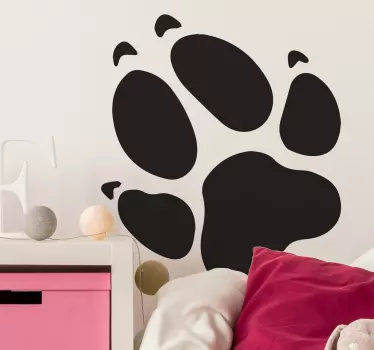 Vinil decorativo pata cão - TenStickers
