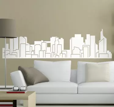 Vinil decorativo perfil de Paris - TenStickers
