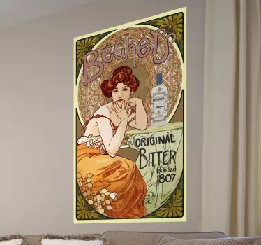 Vinil decorativo poster modernista - TenStickers