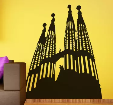 Vinil decorativo Sagrada Família, Barcelona - TenStickers