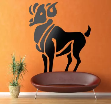 Vinil decorativo signo Carneiro - TenStickers