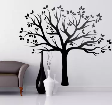 Vinil Decorativo Silhueta Árvore - TenStickers