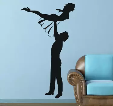 Vinil decorativo silhueta Dirty Dancing - TenStickers