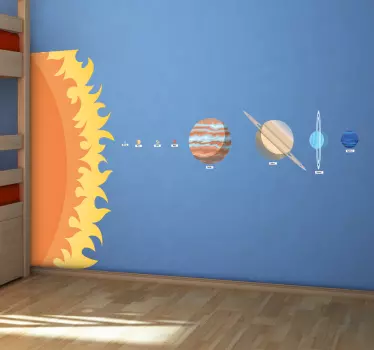 Vinil decorativo sistema solar - TenStickers