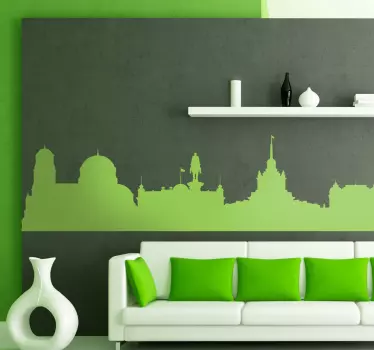 Vinil decorativo skyline Sofia - TenStickers