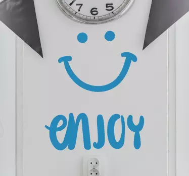 Vinil decorativo sorriso enjoy - TenStickers