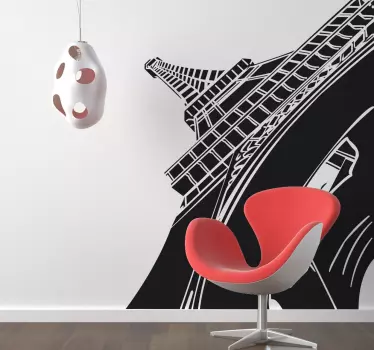 Vinil decorativo Torre Eiffel em Paris - TenStickers