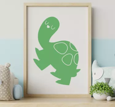 Autocolante decorativo de animais tartaruga gigante - TenStickers