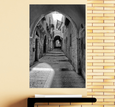 Vinil fotomural Rua de jerusalém - TenStickers