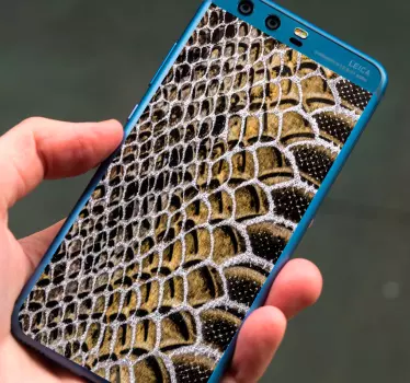 Autocolante com fotomurais Textura de cobra - TenStickers