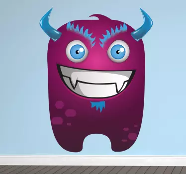 Vinil Infantil Monstro Malvado - TenStickers