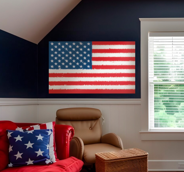 Autocolante  Bandeira dos Estados Unidos - TenStickers