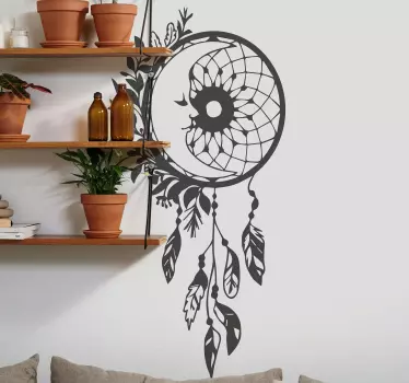 Vinil objeto Apanhador de sonhos com lua - TenStickers