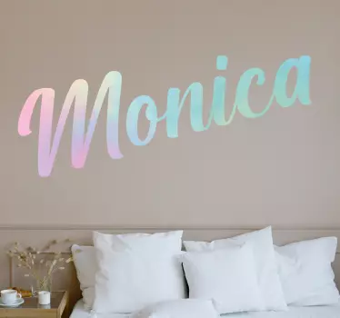 Vinil originais Nome de menina arco-íris colorido - TenStickers