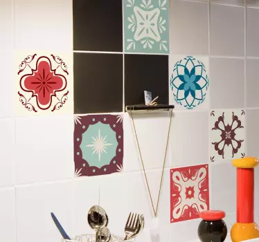 Vinil para azulejos estilo vintage - TenStickers