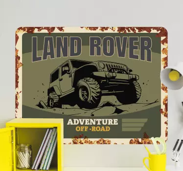 Vinil para carros Land rover - TenStickers
