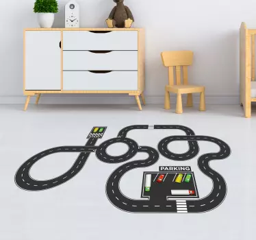 Vinil para chão Circuito de condução - TenStickers