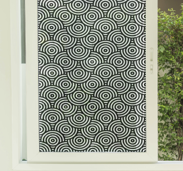 Vinil para chuveiro Cercles para janela - TenStickers