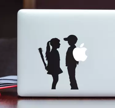 Vinil para mac Banksy - TenStickers