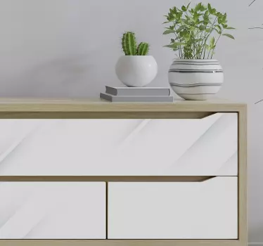 Vinil para móveis Fundo branco - TenStickers