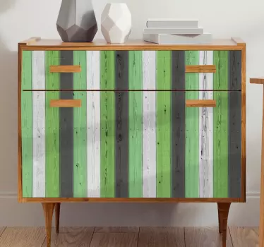 Vinil para móveis Laminados de textura de madeira de várias cores - TenStickers