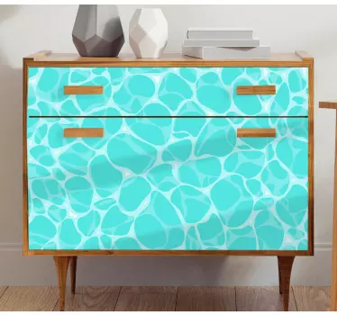 Vinil para móveis Luz refletida no fundo do mar - TenStickers