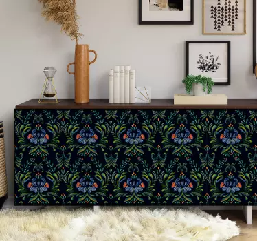 Vinil para móveis Ornamento folclórico colorido - TenStickers