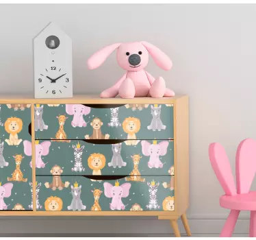 Vinil para móveis produtode animais fofos - TenStickers