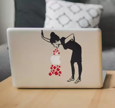 Vinil para portátil Banksy Lovesick - TenStickers