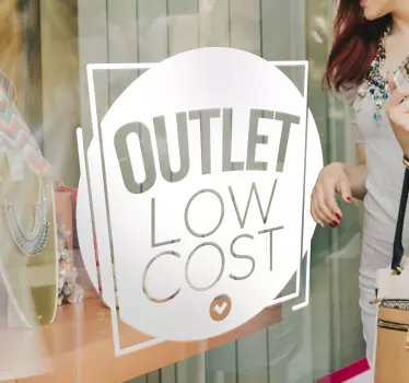 Vinil para vitrines low cost - TenStickers