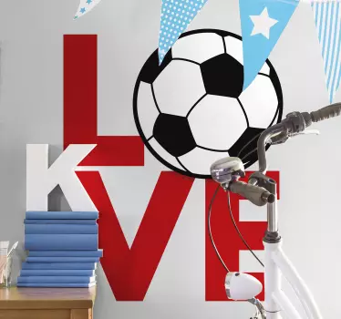 Vinil parede amor de bola - TenStickers