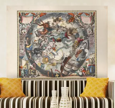 Vinil parede planeta antigo - TenStickers