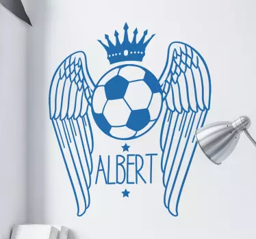 Vinil personalizável de futebol - TenStickers