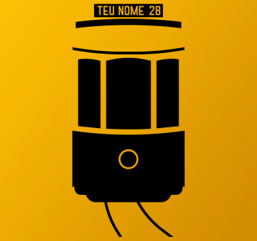 Vinil personalizável eléctrico de Lisboa - TenStickers