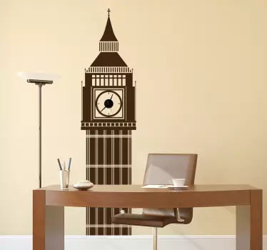 Vinil relógio de parede Big ben - TenStickers