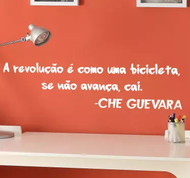 Vinil revolução bicicleta - TenStickers